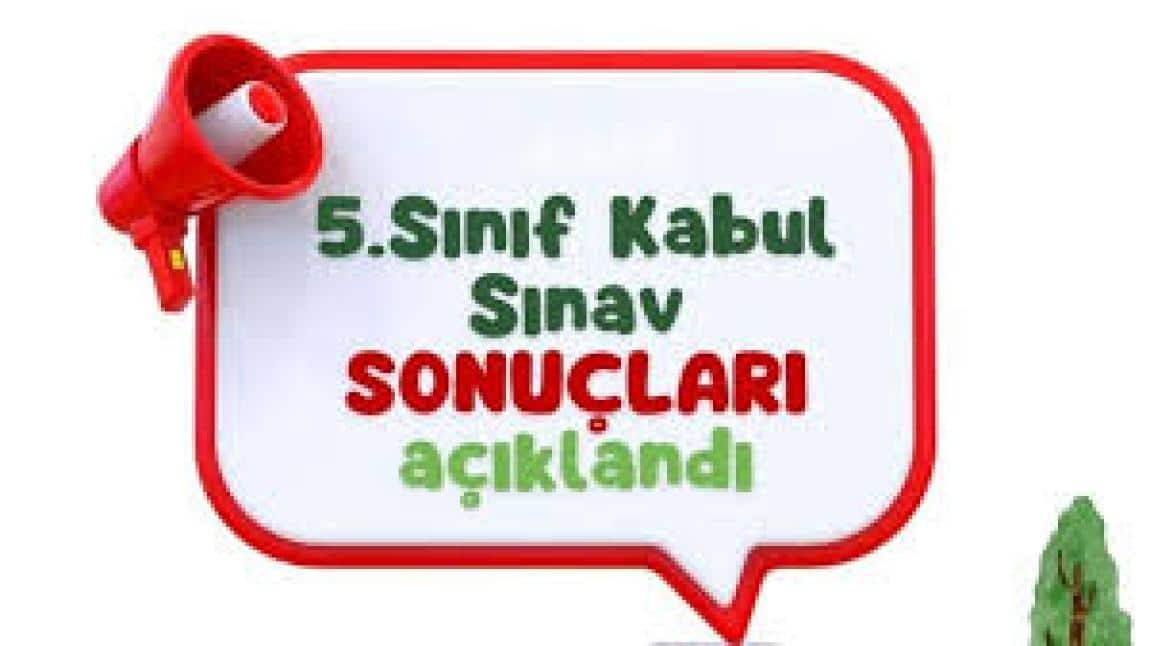 5.  SINIF KAYIT KABUL SINAV SONUÇLARI AÇIKLANDI